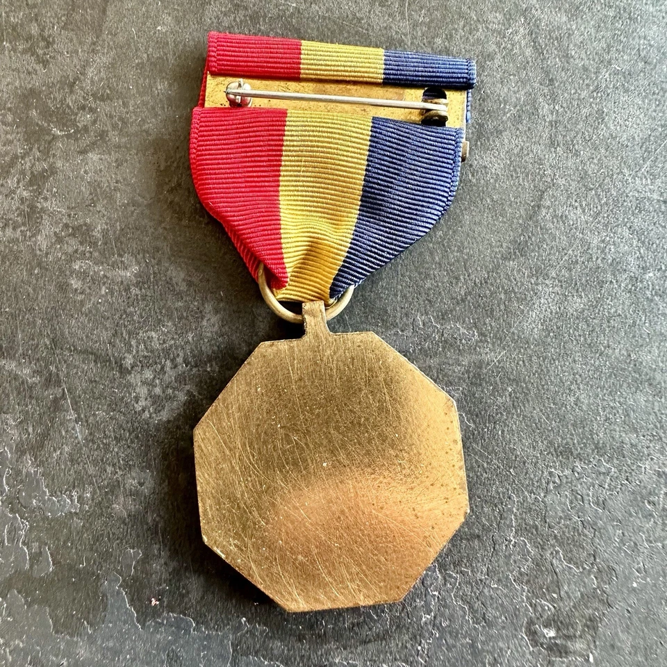 Medalla de Heroísmo USMC Marina de los Estados Unidos Segunda Guerra Mundial Original Foto 2 de 2
