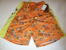 Boys OverdrivE Industries Board Swim Shorts SZ XL Chill Lax Design NWT