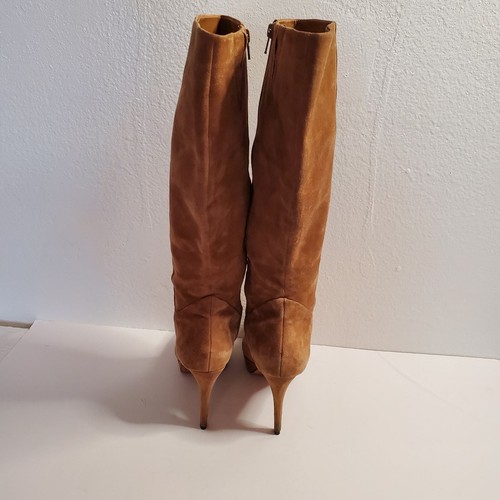 Antonio Melani Knee Boots 7.5 Womens Brown Suede Platform High Heel - Picture 17 of 21