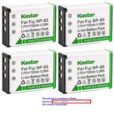 Kastar Replacement Battery for Fuji NP-85 BC-85 Fujifilm FinePix SL305 Camera