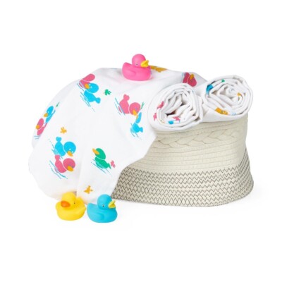 Kuddle-Up Flannel Baby Blankets, Duck, 30'' X 40'', All Cotton, Each