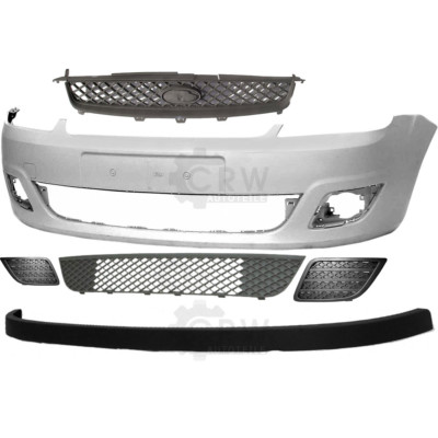 Set Stoßstange vorne grundiert + Zubehör für Ford Fiesta 5 V JH JD Bj. 05-10