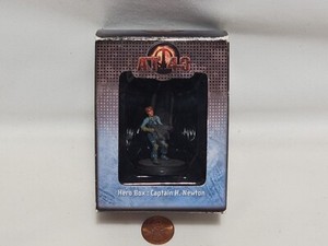 AT 43 Hero Box : Captain H. Newton Minifigure w/ Box Rackham at43 game figure