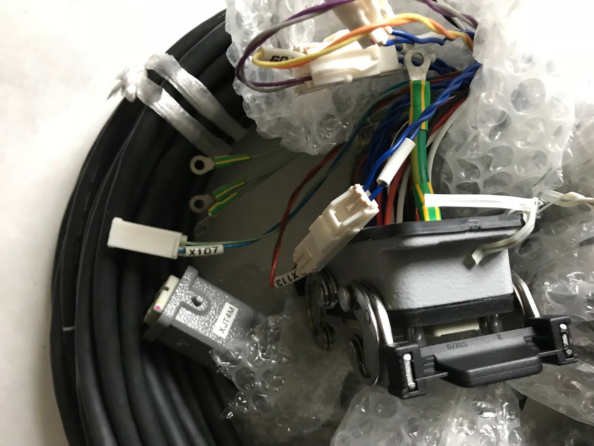 KAWASAKI 50976-2428 REV. G SERVO MOTOR WIRE HARNESS CABLE XJT5M