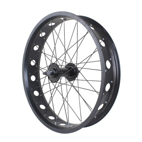 20/2426Inch 4.0 Tyre Fat Tire Bicycle Front Rear Wheels Snow Bike Wheelset 36H - Picture 5 of 17