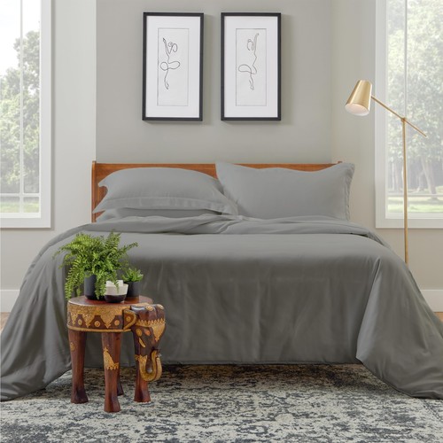 Luxus Bettbezug Set 2-teilig - Mischung aus Viskose abgeleitet - Ultraweiches Bett...