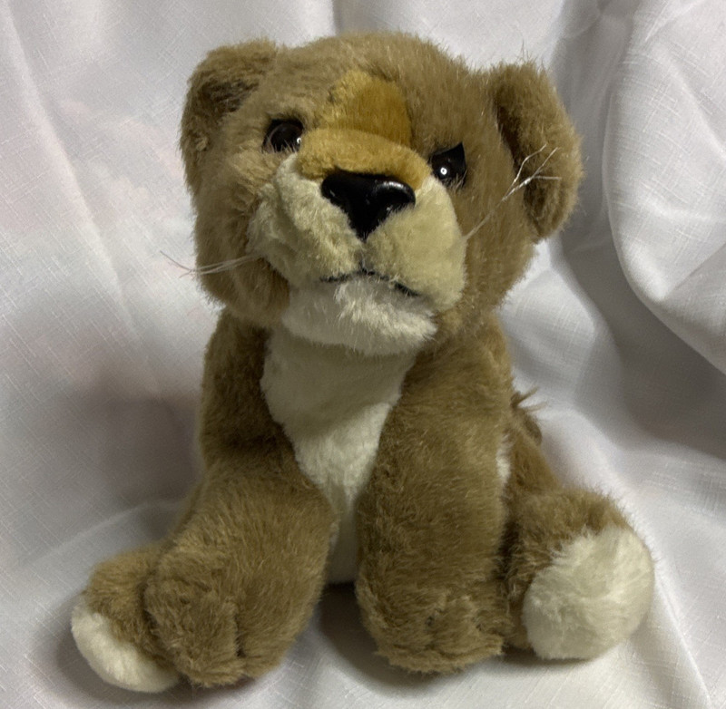 K & G Pacific Lion King Lion Cub Plush Soft Toy Small (10 in) Washable 9024 