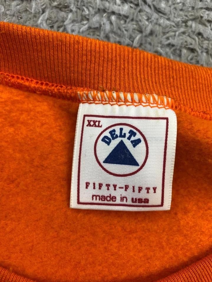 Sudadera De Colección Halloween Adulto 2XL Polar Espeluznante 1996 Cuello Redondo Hecha en EE. UU. Años 90 Foto 3 de 4