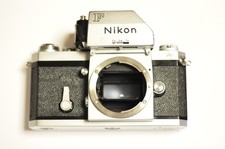 Nikon chrome model F photomic 35mm film SLR body. 3. READ.