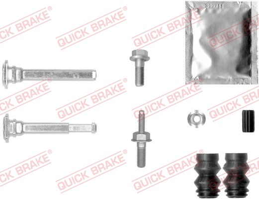 1X Quick Brake 113-1414X FüHrungshüLsensatz Bremssattel FüR CitroëN Fiat-image