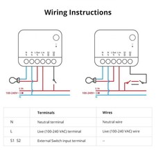 Voice Activated ZBMINIR2 Smart Light Switch Compatible with For Alexa Devices