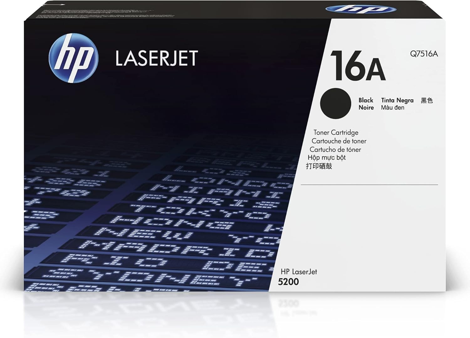 Toner de qualité HP Q7516A 16A noir pour impressions laser de prestige