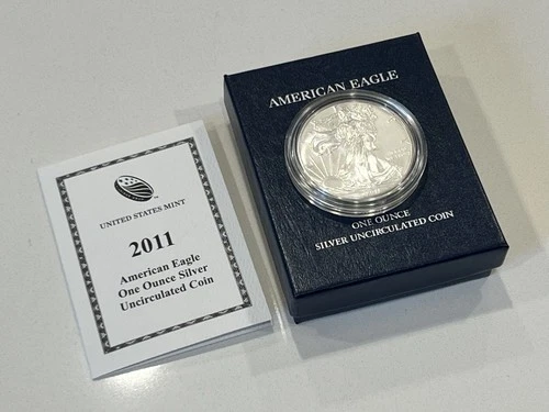 2011-W American Eagle Proof Silver Dollar 1 oz .999 w/ Box & COA Uncirculated