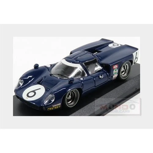1:43 BEST Lola T70 Mk3 #6 24H Le Mans 1968 J.Epstein E.Nelson Blue BE9196-2 - Immagine 2 di 2