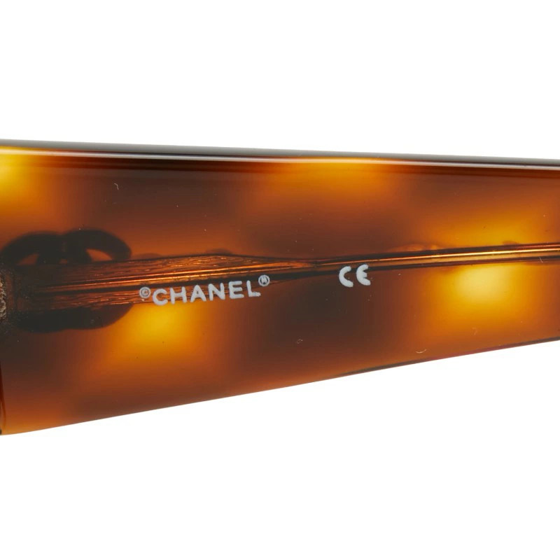 Chanel Cocomark Sunglasses 05972-91235 Black Brow… - image 5