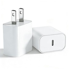 USB C Charger Block, 2Pack for iPhone 17 16 Fast Charging Plug Adapter