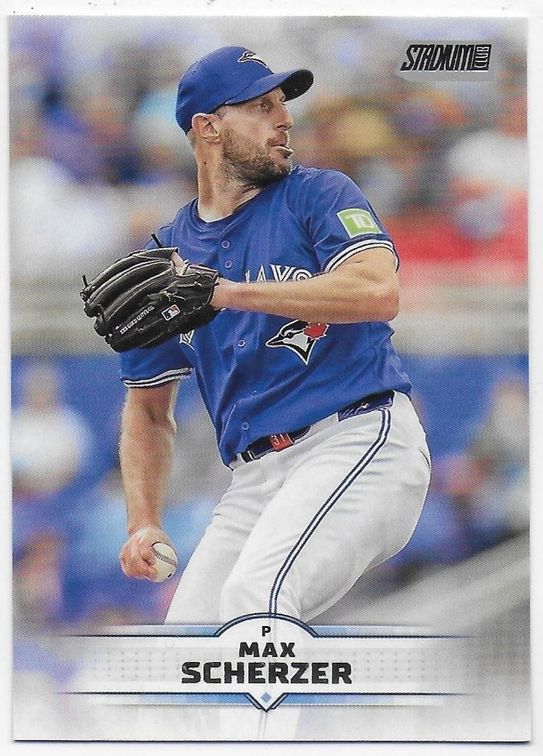 2025 Stadium Club #136 Max Scherzer - Toronto Blue Jays