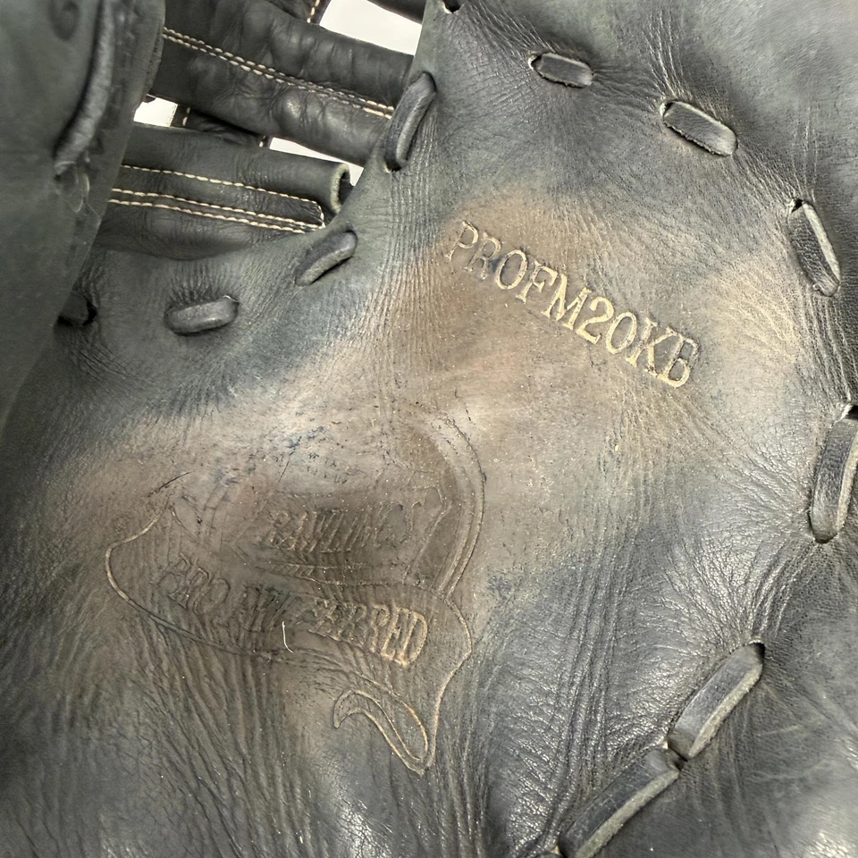 Rawlings PROFM20KB Pro Preferred First Base Mitt Black Leather Baseball Glove - Image 3 of 4