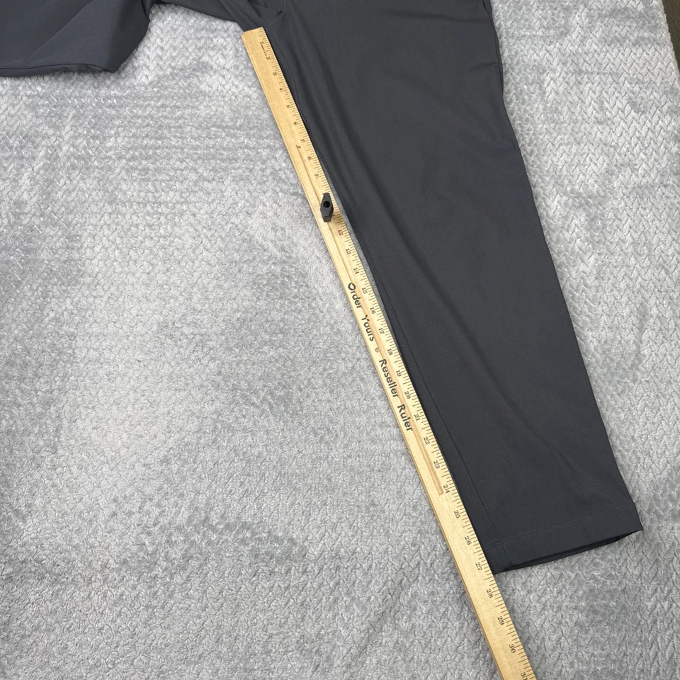 Pantalones Lululemon ABC Slim Fit 5 Bolsillos Warpstreme Gris Para Hombre Talla 32x28 Foto 2 de 4