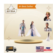 Magical Disney Wish 2-Doll Set: King Magnifico Queen Amaya for Storytelling
