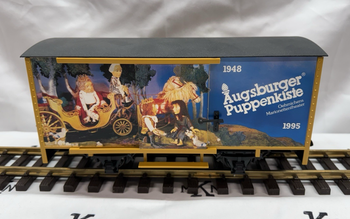LGB 44353 Covered Wagon Boxcar Augsburger Puppenkiste G Scale | eBay