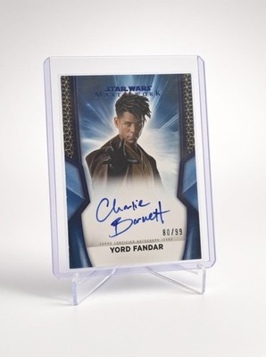 Topps Star Wars 80/99 Masterwork 2025  Yord Fandar  - Charlie Barnett  Auto