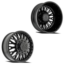 24x8.25 Arena A121 Monarch Glossy Black 11-up Gm Dually Wheels 8x210 Set Of 6