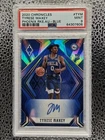 2020-21 Panini Chronicles Phoenix Tyrese Maxey Rookie Auto BLUE 10/25 PSA 9