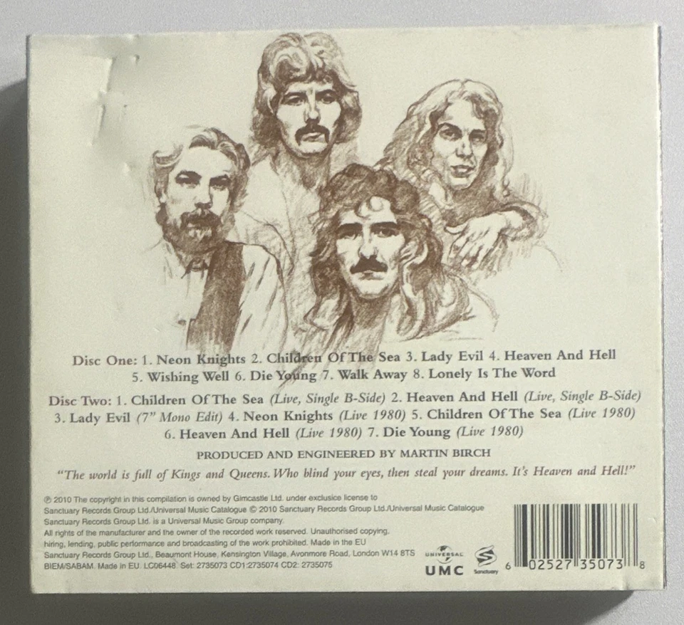 Black Sabbath - Heaven and Hell - Deluxe Edition CD Double Album EX / VG+ - Bild 3 von 4