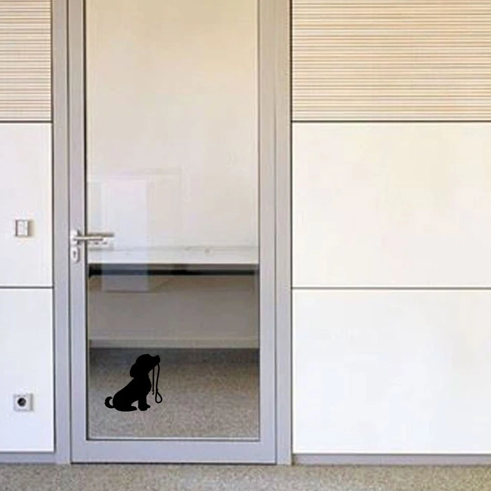 Calcomanía adhesiva de vinilo inteligente para perro de 5" X 5" para parachoques de coche camión puerta casa ventana pared Foto 2 de 4