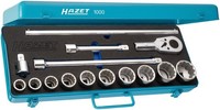 "Hazet SteckschlüSsel Set Ratsche Knarre Nuss 3/4\" 15-Teilig Nr.1000Z"