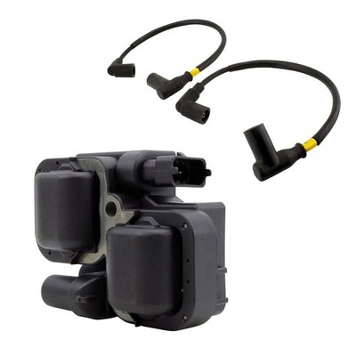 Ignition Coil + Spark Plug Caps for Can-Am Commander 800 1000 2011-2021 2876049