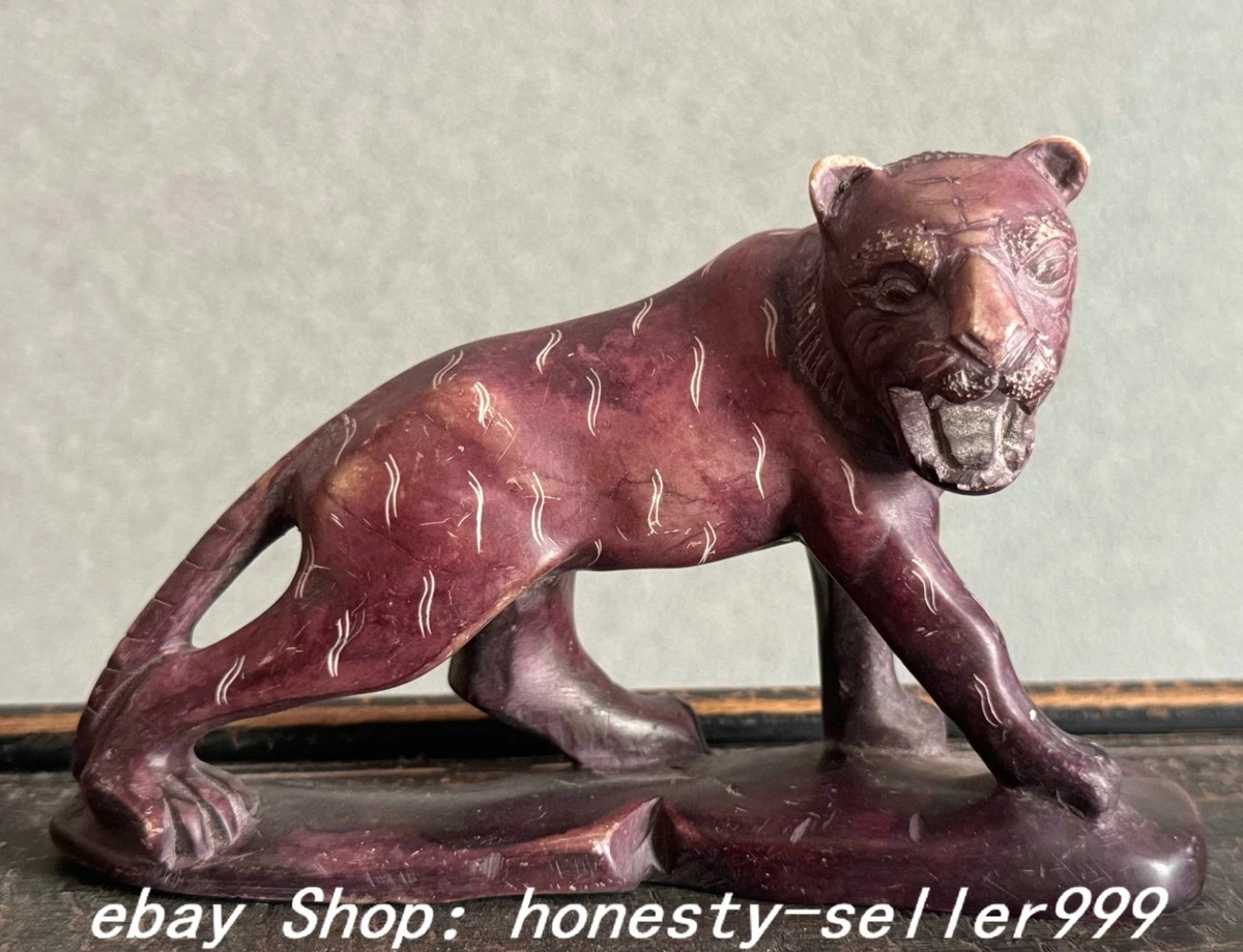 Tiger 寿山石主中国风雕像、雕像| eBay