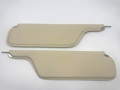 Cream Sunvisor Set for 1969-1978 Ford Maverick, Mustang 2, Comet Bobcat Pinto