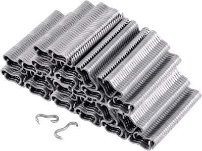 1200Pcs M Nails M Clips Professional Upholstery Hog Rings M Staples for Type M H