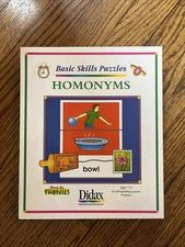 Didax Basic Skills Puzzles - Homonyms - Hands On Phonics  EUC