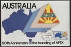 1981 Australia APEX 50th Anniversary Maxi Card / Postcard