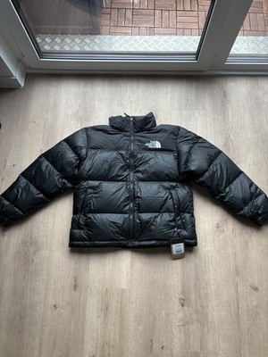 The North Face Retro Nuptse 700 Jacke Schwarz Größe L Neu Etikett