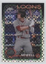2024 Topps Pro Debut Chrome X-Fractor Chris Newell #PDC-100 4z8