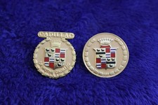 2 Cadillac Crest Pin Hat Lapel Emblem Accessory Badge Logo Grille LaSalle