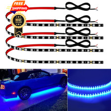 Keiurot Car Led Strip Lights 24 24inch60cm Blue Connectable Keiurot Car Led Strip Lights 24 24inch60cm Blue Connectable