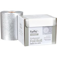 Expert Embossed Aluminum Foil Roll, 320 Ft Hair Foils for Color Application a...