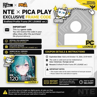 [Fast] Arknights Endfield PICAPLAY Lounge Korea Event Profile Frame Redeem Code 