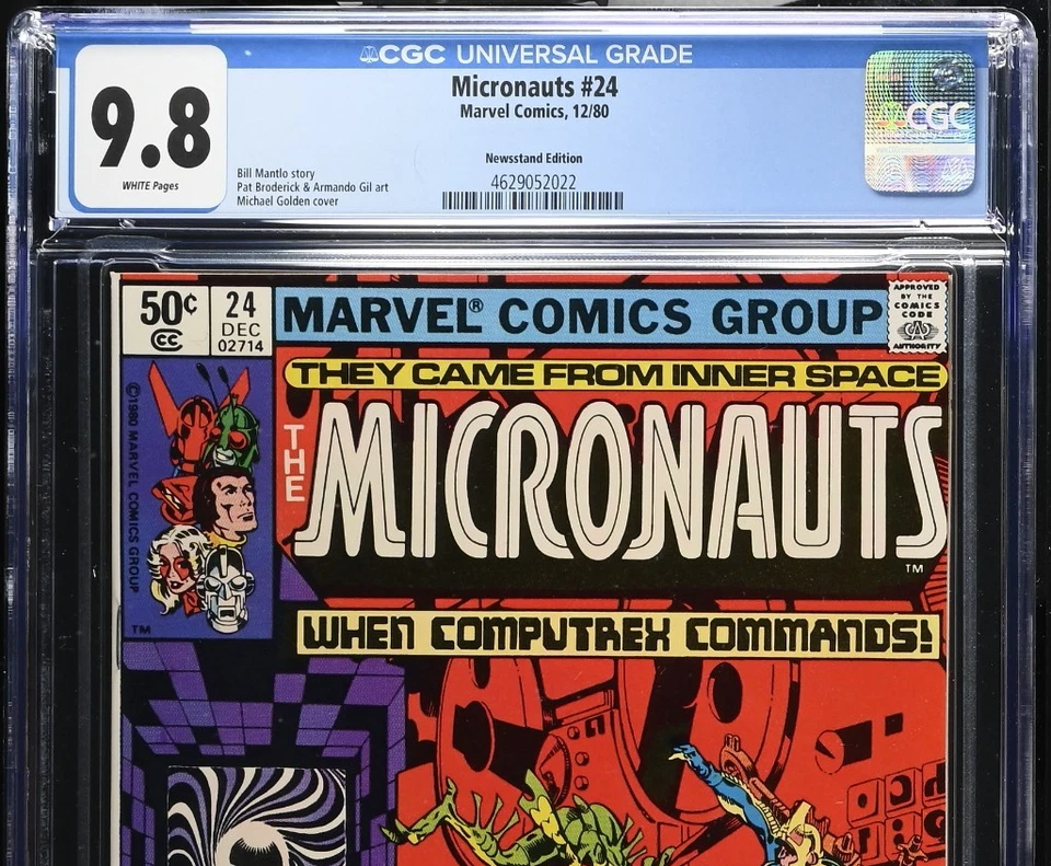Micronauts #24 CGC 9.8 NM/MT NEWSSTAND Bronze Age MARVEL 1980 X-MEN - Image 3 of 4