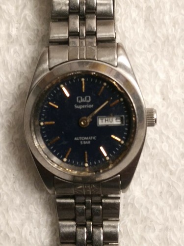 Q\u0026Q Superior Automatic 5 Bar Women's Watch For Parts Or Repair | eBay