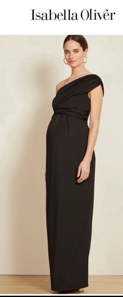 maternity one shoulder short sleeve full length dress QNANSPI Women's Short Sleeve Maternity Dress,Maternity Dress for  Photoshoot,One Shoulder Maternity Dress Short Sleeve Chiffon Material Flowy  Maxi