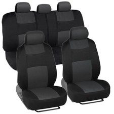 Flat Cloth Universal Car Seat Covers For Truck Suv Van - 5-seat Full Set 8colors