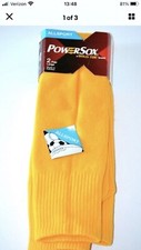 PowerSox Gold Toe 2 Pack Gold Socks All Sports Large /work Socks High Visible