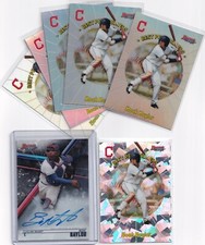 Noah Naylor Bowmans Best SP Rookie Auto RC Lot Indians