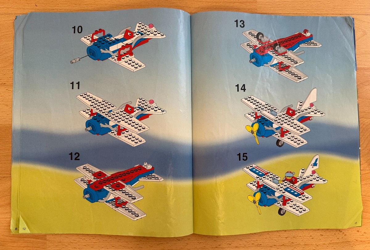 ETRO ツイード ブレザー 青・赤・白 LEGO 6345 - TOWN AERIAL ACROBATS - INSTRUCTIONS - INCOMPLETE | eBay
